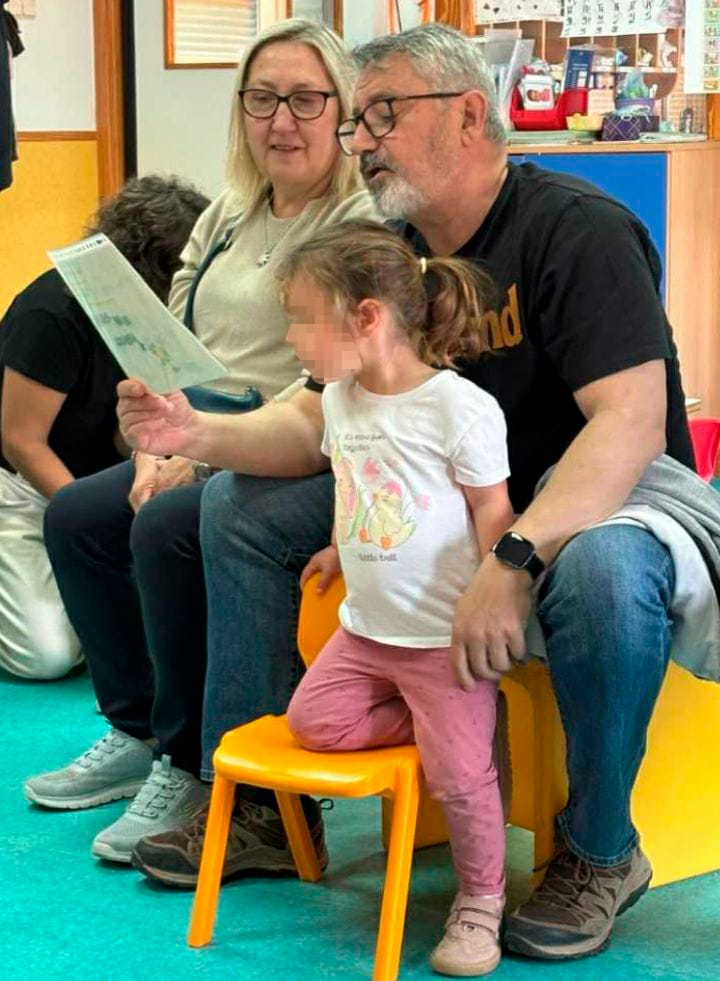Fernando Sandamil López y familia.